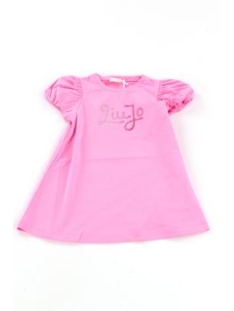 Abito Liu Jo KA5037J5003 da bambina pink.