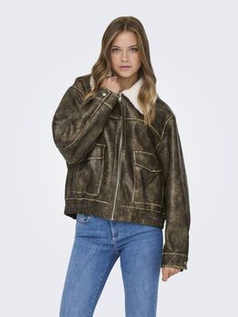 Giubbino Only 15373704 da donna cioccolato.