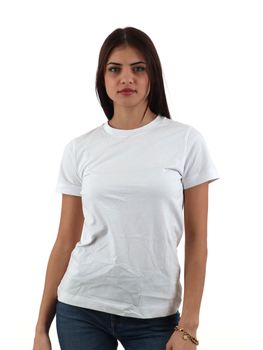 T-Shirt Pinko 101752 A2HN START da donna bianca.