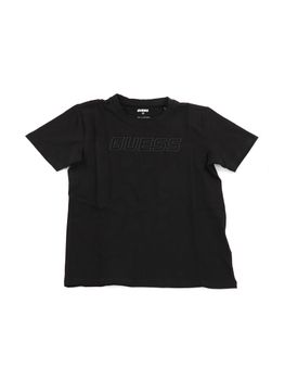 T-shirt Guess L5RI37 J1311 da bambino nera.