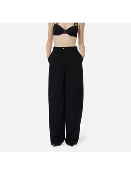 Pantalone Elisabetta Franchi PA17861E2 da donna nero.