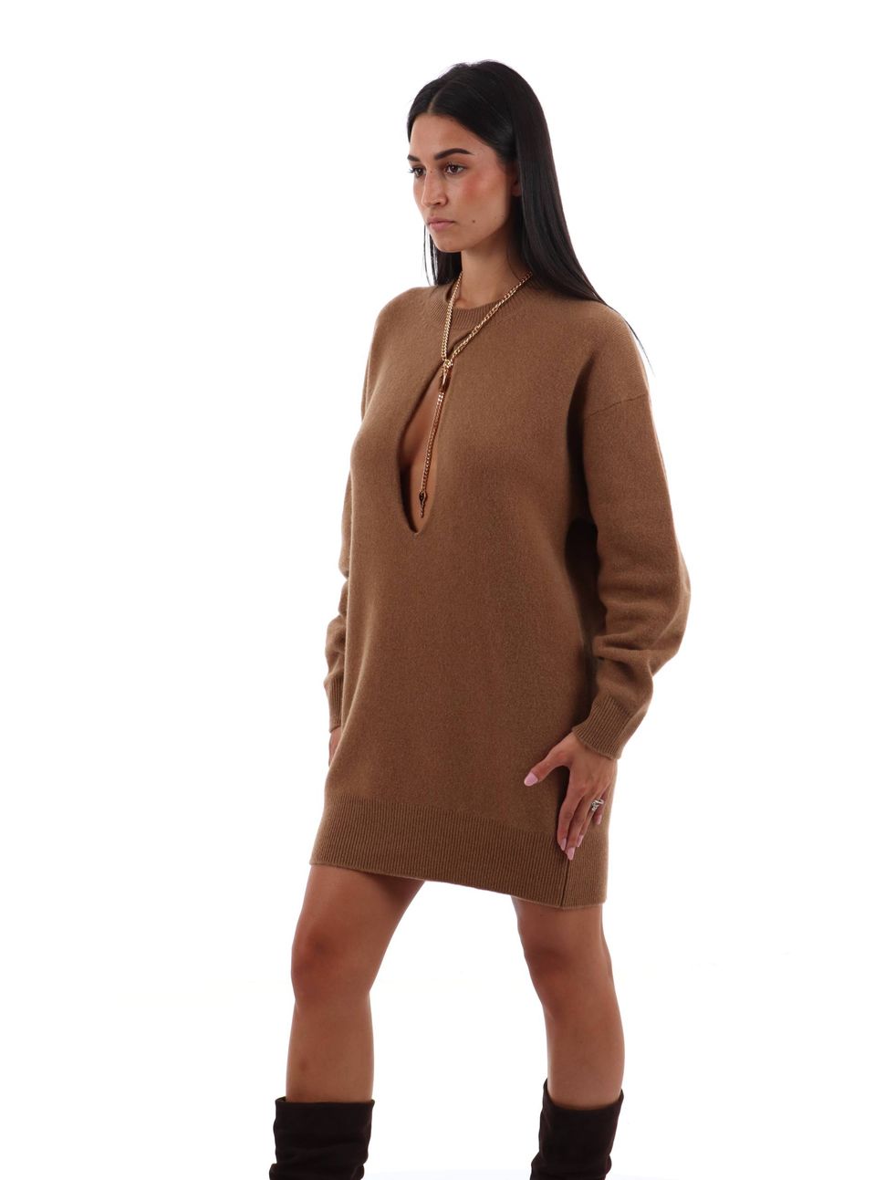 abito-elisabetta-franchi-am23t66e2-da-donna-daino