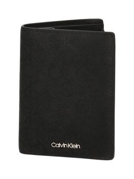 Portafoglio Calvin Klein K50K512686 0GK da uomo nero.