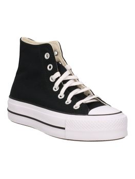 Sneakers Converse 560845C CTAS LIFT HI da donna nera+bianco.