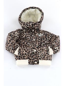 Piumino Guess K6YL04 W2597 da bambina leopard.