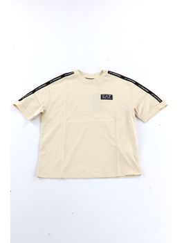 T-shirt EA7 7B000054 10378 da bambino almond.