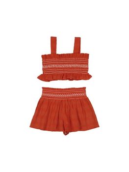 Completo Mayoral 3216 da bambina paprika.