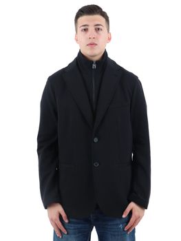 Giacca Armani Exchange 6DZGHF ZJZGZ da uomo nera.