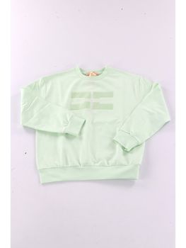 Felpa Elisabetta Franchi La Mia Bambina EFFE1480FF002 da bambina menta.