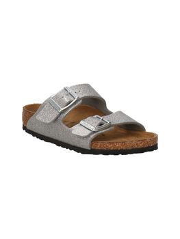 Ciabatte Birkenstock Arizona Kids Bs da bambina silver.