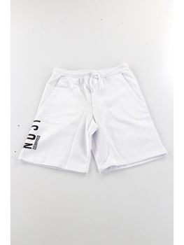 Bermuda Dsquared2 DQ2930 D0094 DQ100 da bambino bianco.