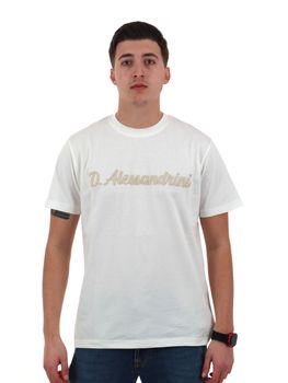 T-shirt Daniele Alessandrini DUTC0010 JCO048 da uomo bianca.