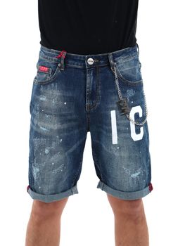 Bermuda Icon ICUS2S5D013 da uomo denim.