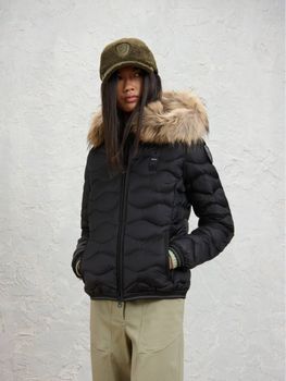 Piumino Blauer BLDC03034 006047 da donna nero.