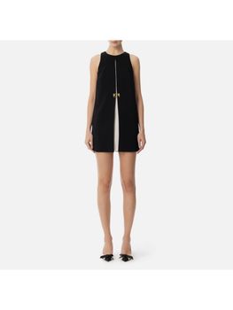 Abito Elisabetta Franchi AB72851E2 da donna nero+burro.