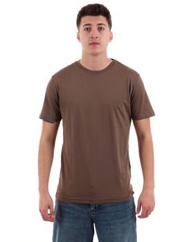T-shirt Yos JERSEY da uomo tortora.