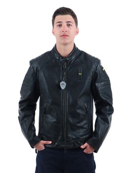 Giubbotto Blauer BLUL02406 007156 CUMSTON da uomo nero.
