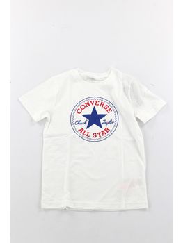 T-Shirt Converse 966500 001 da bambino bianca.