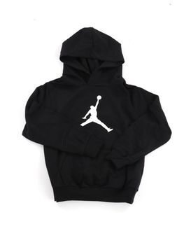Felpa Jordan 95G386 da bambino nera.