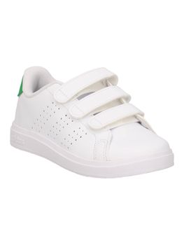 Sneakers Adidas IE9019 da bambini bianca+verde.