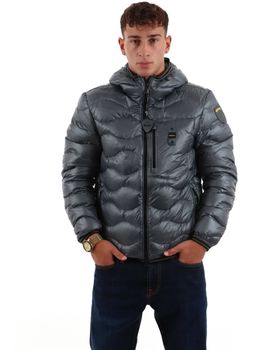 Piumino Blauer BLUC03064 006355 da uomo grigio roccia.