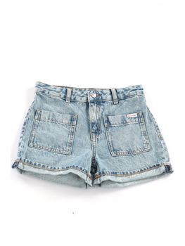 Shorts Calvin Klein LVCKSJC16G da bambina denim.