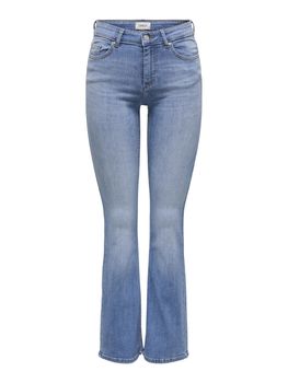 Jeans Only BLUSH MW BACK FLA da donna medium blue.