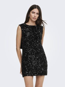 Abito Only 15386048 da donna nero.