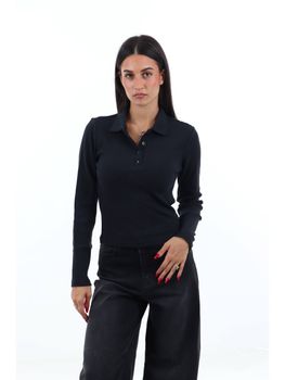 Polo Levi's 0087H da donna antracite.
