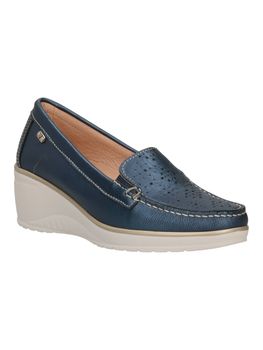 Mocassino Valleverde 11501 da donna navy.