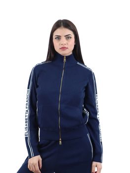 Maglia Elisabetta Franchi MK33S51E2 oltremare+avorio.