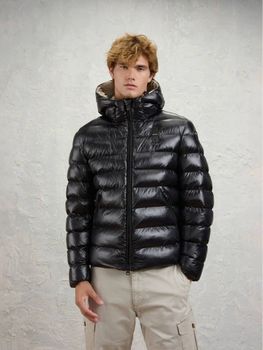 Piumino Blauer BLUC02054 005958 da uomo nero+beige.