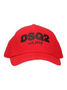 Cappello Dsquared2 DQ2115 D00YT DQ411 unisex rosso.