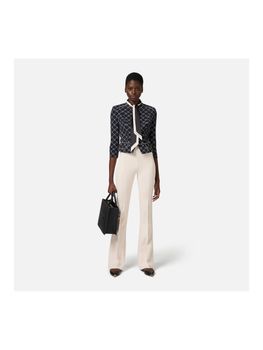 Pantalone Elisabetta Franchi PA07951E2 da donna burro.