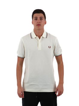 Polo Fred Perry M3600 Y20 da uomo panna.
