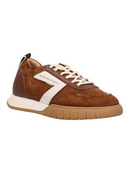 Sneaker Alexander Smith ASBEAYW 8195 da donna cognac+bianco.