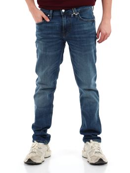 Jeans Guess M6YAS2 D1475 da uomo denim scuro.