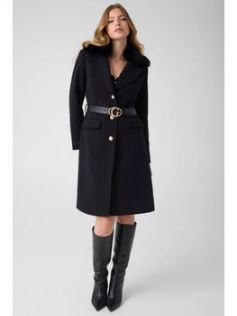 Cappotto Guess W6BL40 W4092 da donna nero.