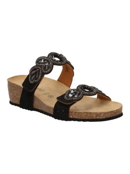 Ciabatta Grunland CB1839 70MEMI da donna nera.