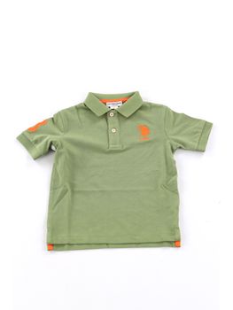 Polo U.S.Polo ASSN.597002 0147 da bambino verde.