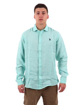 Camicia U.S. Polo Assn 104023 0191 240 da uomo verde.