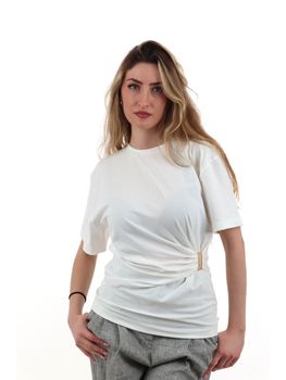 T-Shirt Donna In Cotone Basic – Super Vestibilità Top Qualità, Modello 2, Umorismo Made In Italy