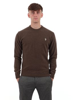 Maglione U.S Polo ASSN 173032 0002150 da uomo marrone.