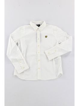 Camicia Lyle&Scott LWB2200VT da bambino bianca.