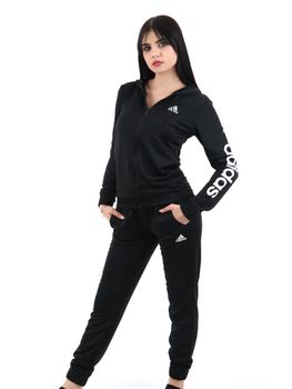 Tuta adidas nera e bianca donna cheap