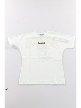 T-shirt Disclaimer 58437 da bambino bianca.