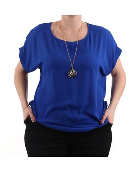 Blusa Lizalù F551XBEOSER da donna royal.