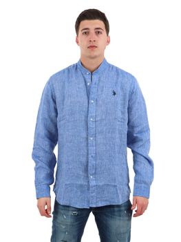 Camicia U.S Polo ASSN 104013 0000191 da uomo azzurro.