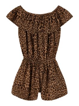 Tuta Name.it VINAYA PLAYSUIT 13215907 da bambina leopard.
