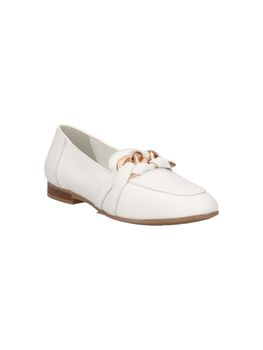 Mocassino CafèNoir EG4111 W001 da donna bianco.